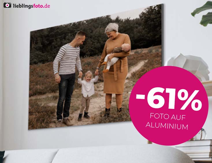 61% Rabatt auf Foto auf Aluminium