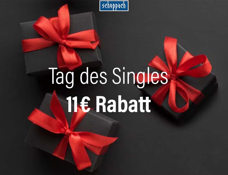 Tag des Singles: 11 € Rabatt