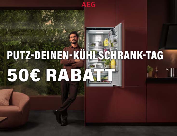 Putz-Deinen-Kühlschrank-Tag - 50€ Rabatt