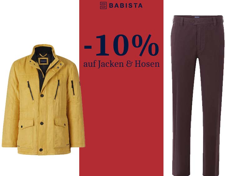 10% Rabattcode - Jacken & Hosen