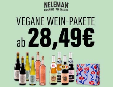 Vegane Weinpakete ab 28,49 €