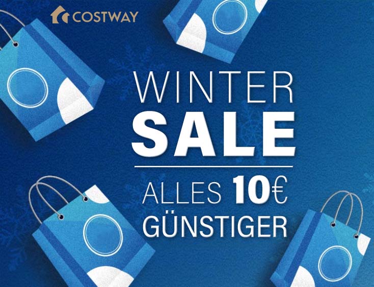 Costway-WinterSALE: ALLES 10 € günstiger