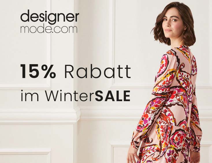 15% Winter-Sale-RABATT auf Designer-Mode