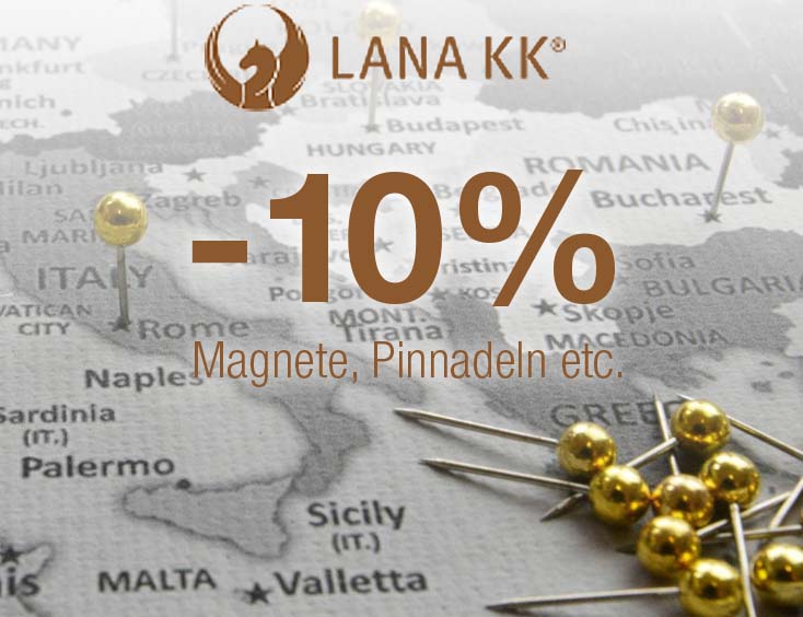 -10% Pinnnadeln, Magnete, etc.