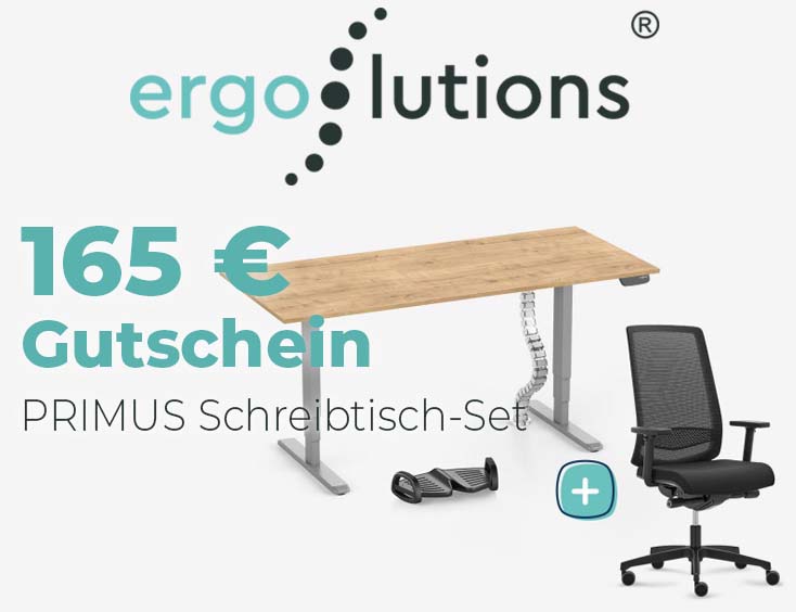PRIMUS Schreibtisch-Set 165 € GUTSCHEIN