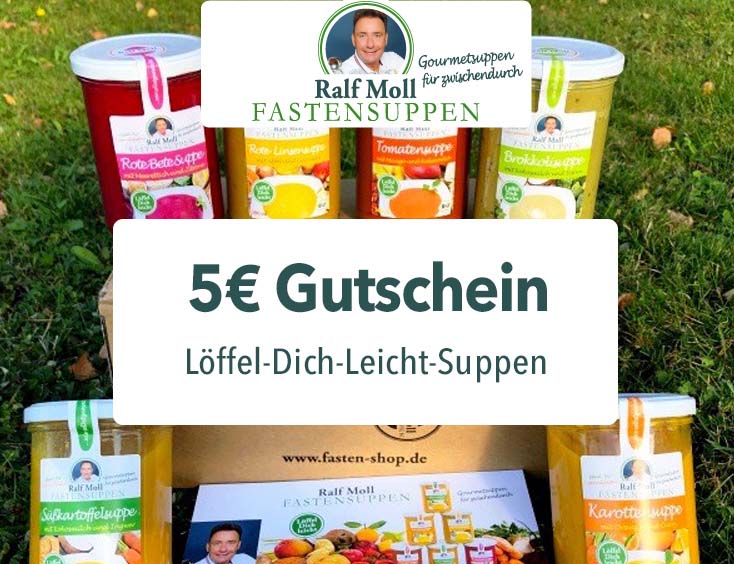 5 € Gutschein: Löffel-Dich-leicht-Suppen