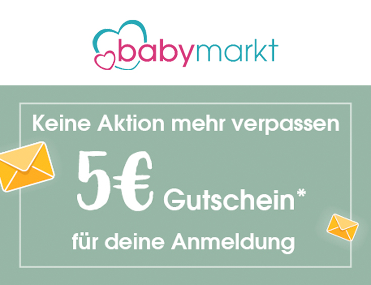 5 € Gutschein für Baby Produkte