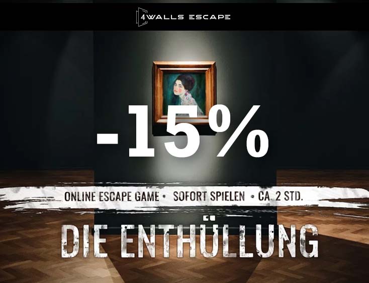-15% Online Escape Room "Die Enthüllung"