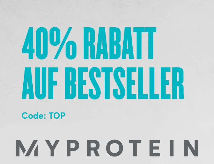 Myprotein: 40% auf Bestseller