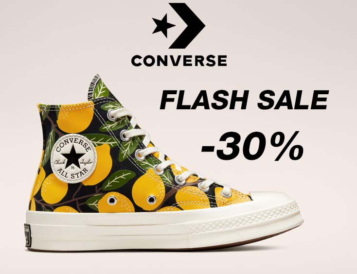 FLASH SALE – 30% Rabatt auf ausgewählte Converse Produkte