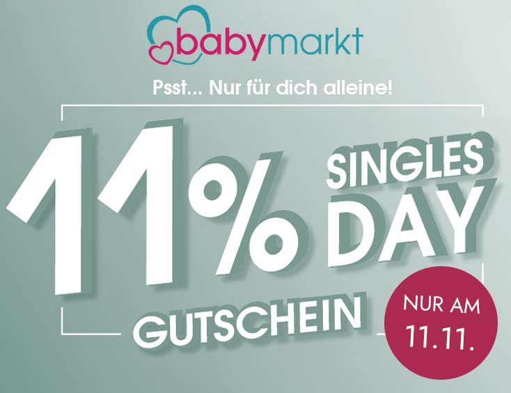 Singles Day - 11% Rabatt
