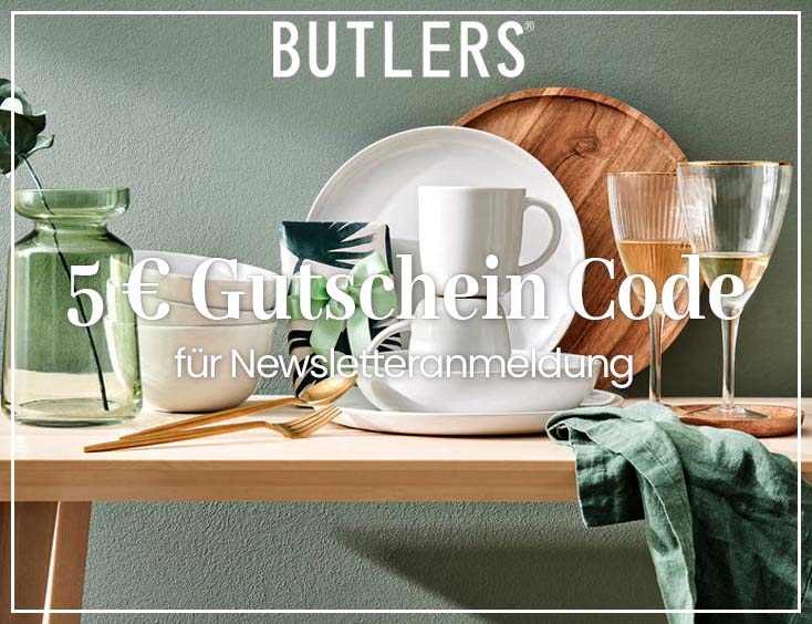 5 € Gutschein Code für Butlers