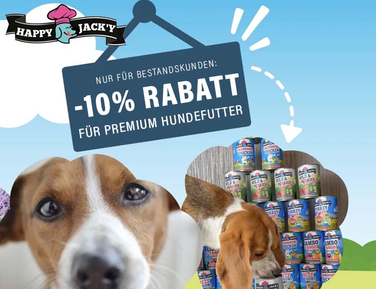 -10% Bestandskunden: Premium-Hundefutter