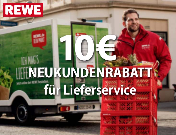 10€ Neukundenrabatt REWE Lieferservice