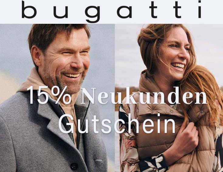bugatti Fashion | 15% Neukunden Gutschein