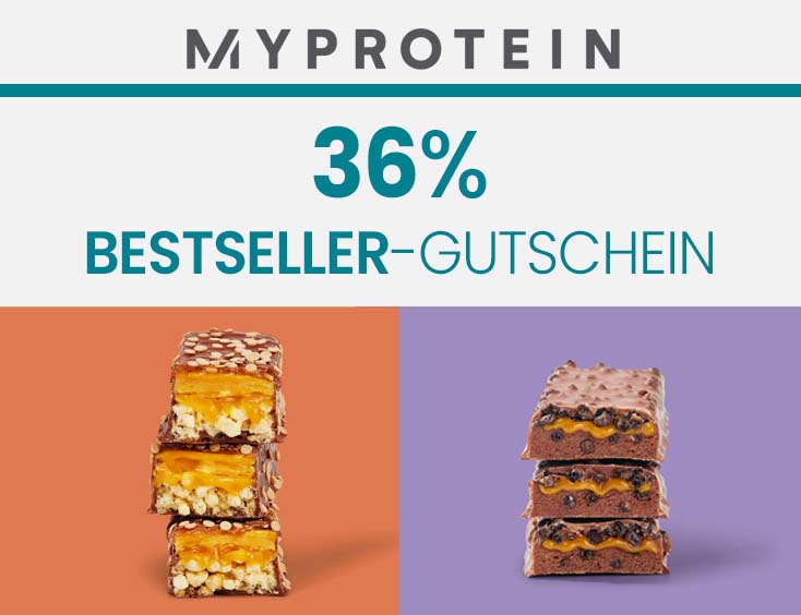 36% Bestseller-Gutschein von MyProtein