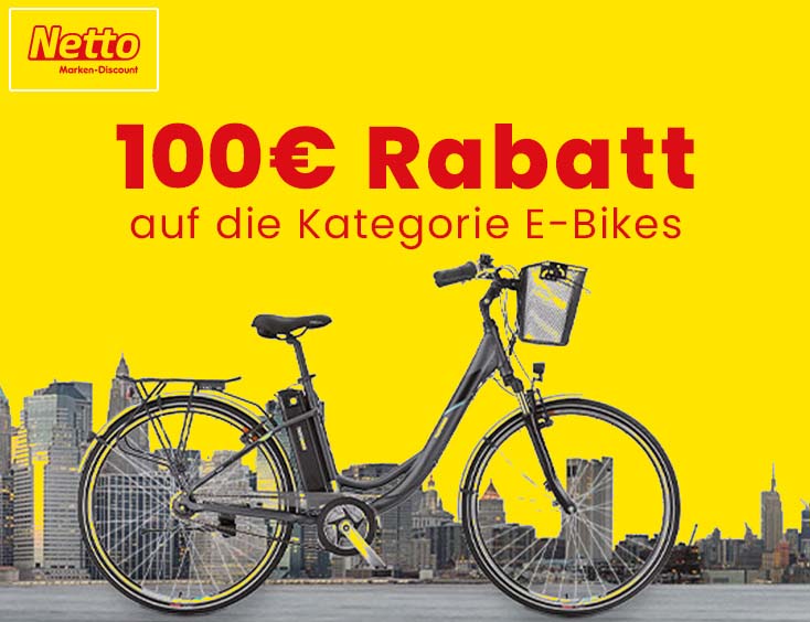 100 € Rabatt auf die Kategorie E-Bikes
