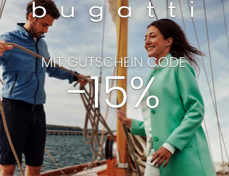 bugatti Fashion | 15% Gutscheincode