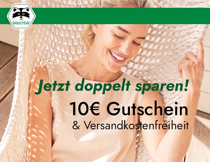 10€ Gutschein & Versandkostenfreiheit