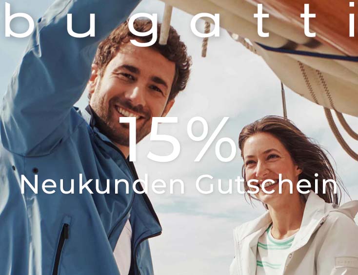 bugatti Fashion | 15% Neukunden Gutschein