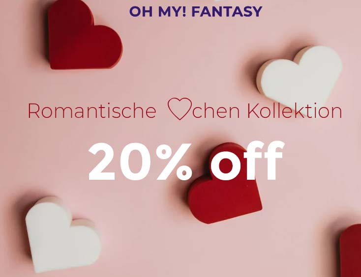 -20% Romantische Herzchen Kollektion