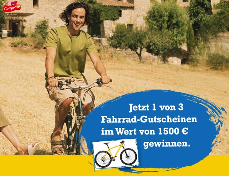 Fahrrad-Gutscheine im Wert von je 1.500 €