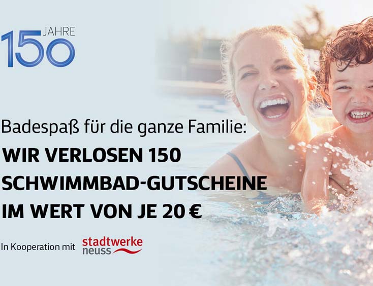 Schwimmbad-Gutscheine für 20€