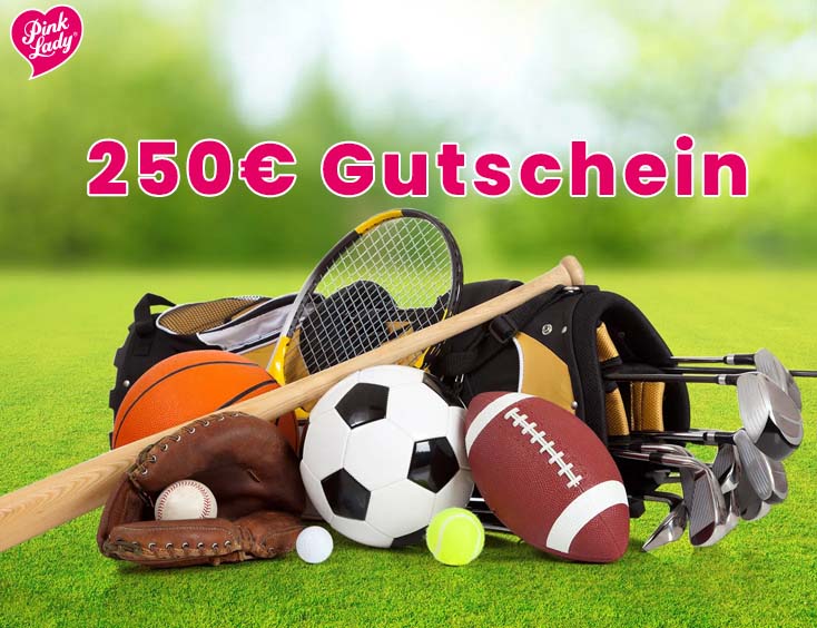 Sportgeschäft-Gutschein im Wert von 250 €