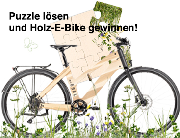 Nachhaltiges Holz-E-Bike gewinnen