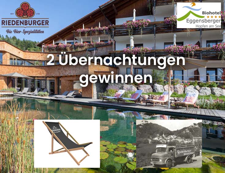 2 Übernachtungen im 4*-Biohotel Eggensberger