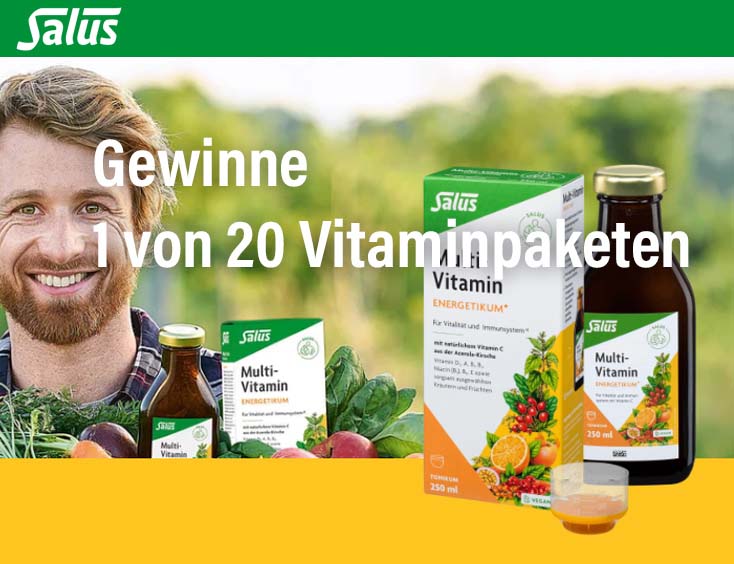 Multi-Vitamin Energetikum Gewinnspiel