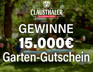 Gewinne 15.000 € Garten-Gutschein