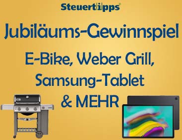 E-Bike, Weber-Grill, Samsung-Tablet & MEHR