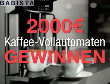 2.000 € Kaffee-Vollautomaten gewinnen