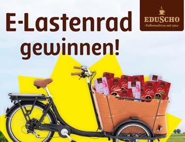 Tchibo E-Lastenrad gewinnen