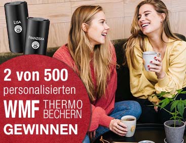 2 von 500 personalisierten WMF-Thermobechern