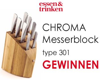 CHROMA Messerblock type 301 GEWINNEN