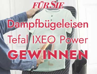 Dampfbügeleisen Tefal IXEO Power gewinnen