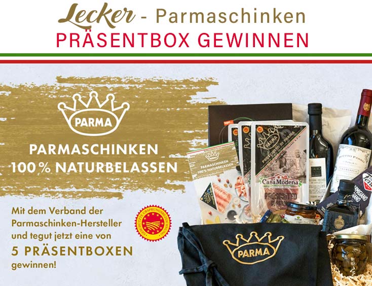 Lecker: Parmaschinken Präsent-Box zu gewinnen