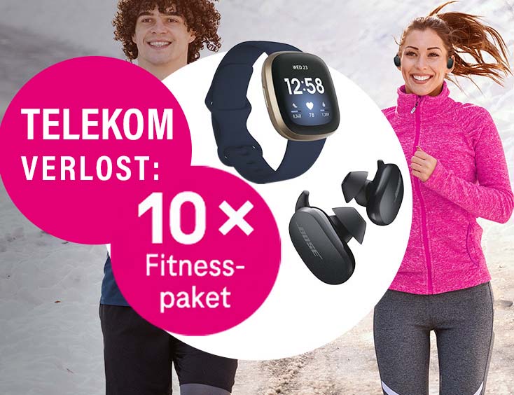 Telekom verlost 10 Fitness-Pakete