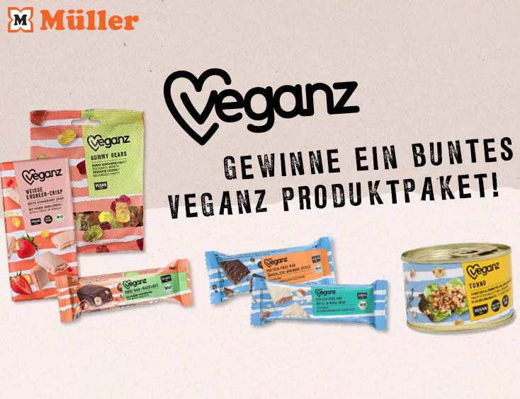 Vegane Produktbox von Veganz gewinnen