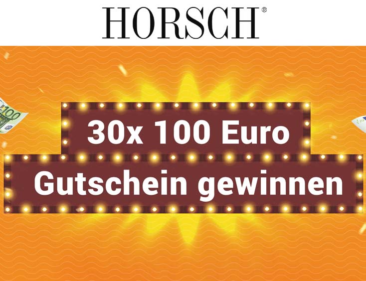 100 € Einkaufsgutschein für Horsch