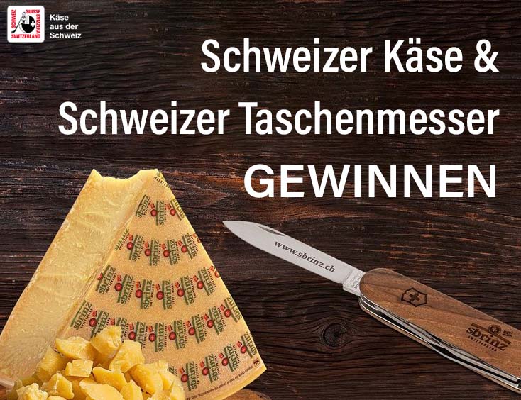 Schweizer Käse und Schweizer Taschenmesser