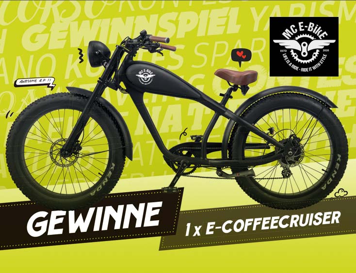 e-CoffeeCruiser E-Bike gewinnen