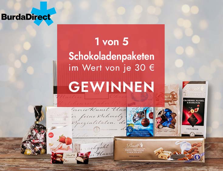 Schokoladenpaket Gewinnspiel