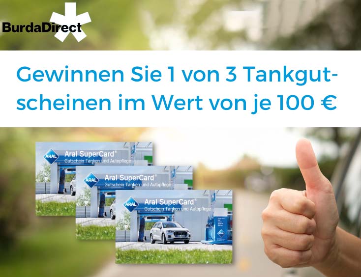 Jetzt Tankgutschein  gewinnen!