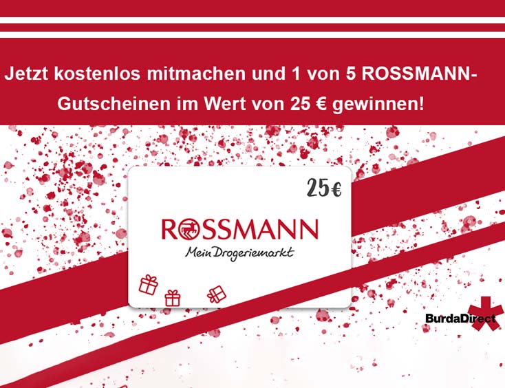 Rossmann Gutschein zu gewinnen