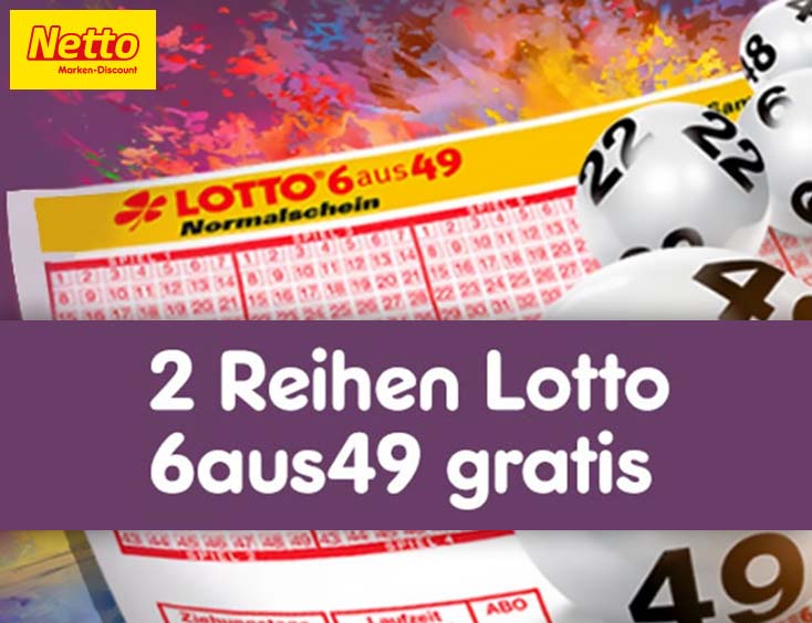 GRATIS-Gutschein für 2 Lottoreihen 6aus49