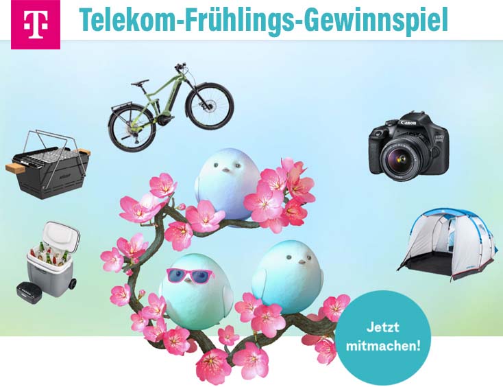 Telekom-Frühlings-Gewinnspiel