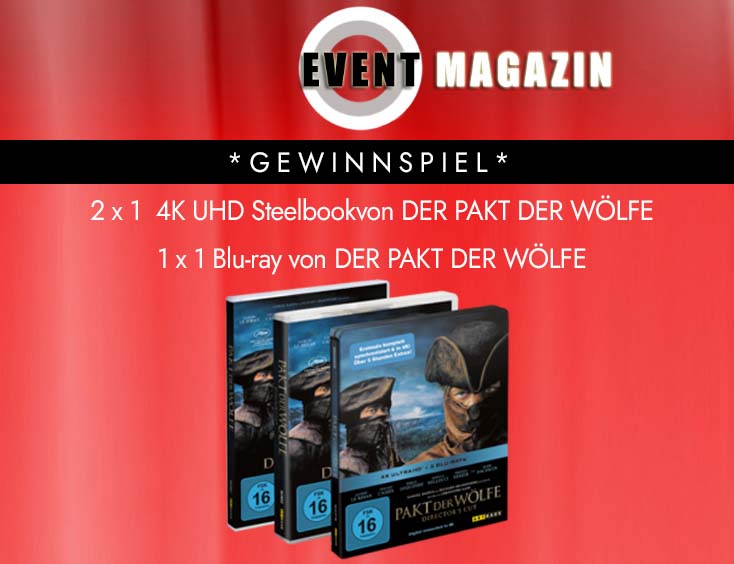 Blu-Ray 4K UHD Steelbook "Pakt der Wölfe"